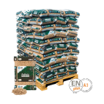 GME WoodPellet Holzpellets Palette 77 Säcke à 15 kg (1.155 kg) ENplus A1