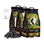 Marabú Holzkohle Planeta Verde 3 × 8 kg (24 kg) hohe Leistung