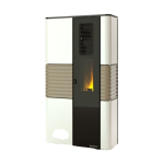 Wasserführender Pelletofen Ungaro Mariquita Classic 14 kW platzsparend